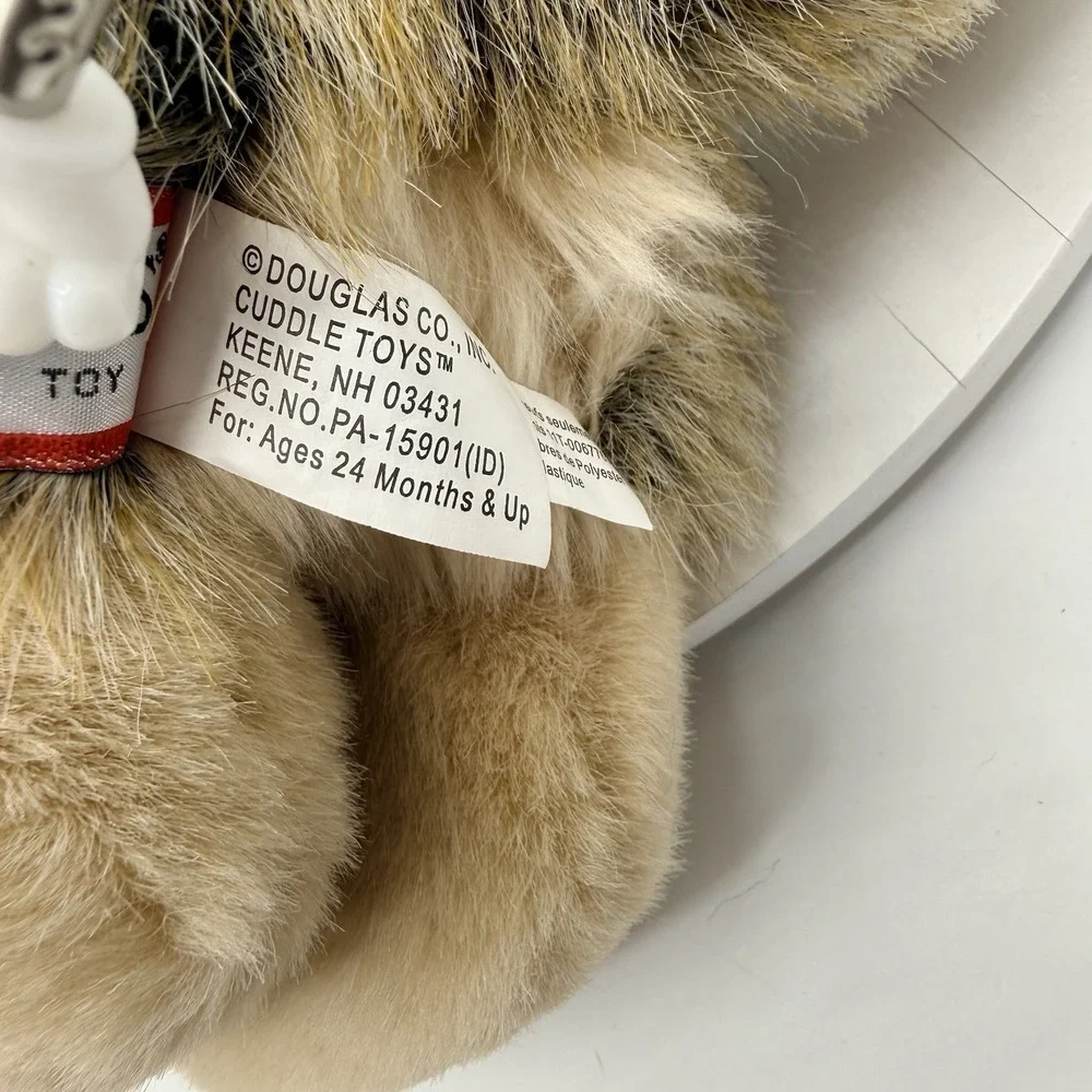 Douglas Cuddle Toys‎ Tyson Wolf Plush #1836 2012 Stuffed Animal Retired 14